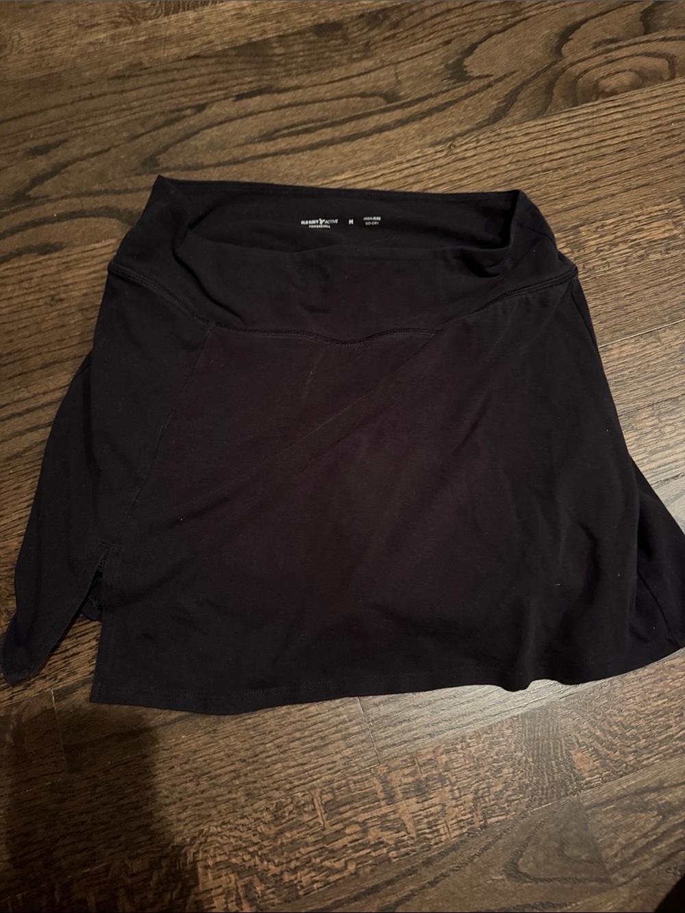 Women's Black Active Casual Skirt